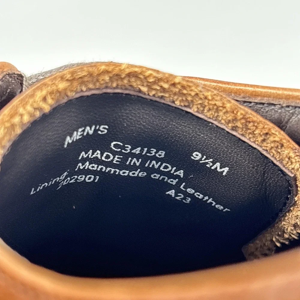 Cole Haan Shoes Mens 9.5 Brown Leather Cap Toe Derby Dress Grand.OS C34138